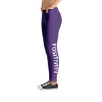 Very Durable "POSITIVITY" Print Leggings