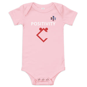 Very Durable Unisex "POSITIVITY" Print Onesies