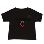 Very Durable Boy's "HANDSOME" Print Short Sleeve Tee