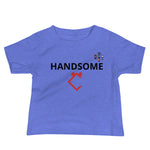 Very Durable Boy's "HANDSOME" Print Short Sleeve Tee