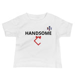 Very Durable Boy's "HANDSOME" Print Short Sleeve Tee