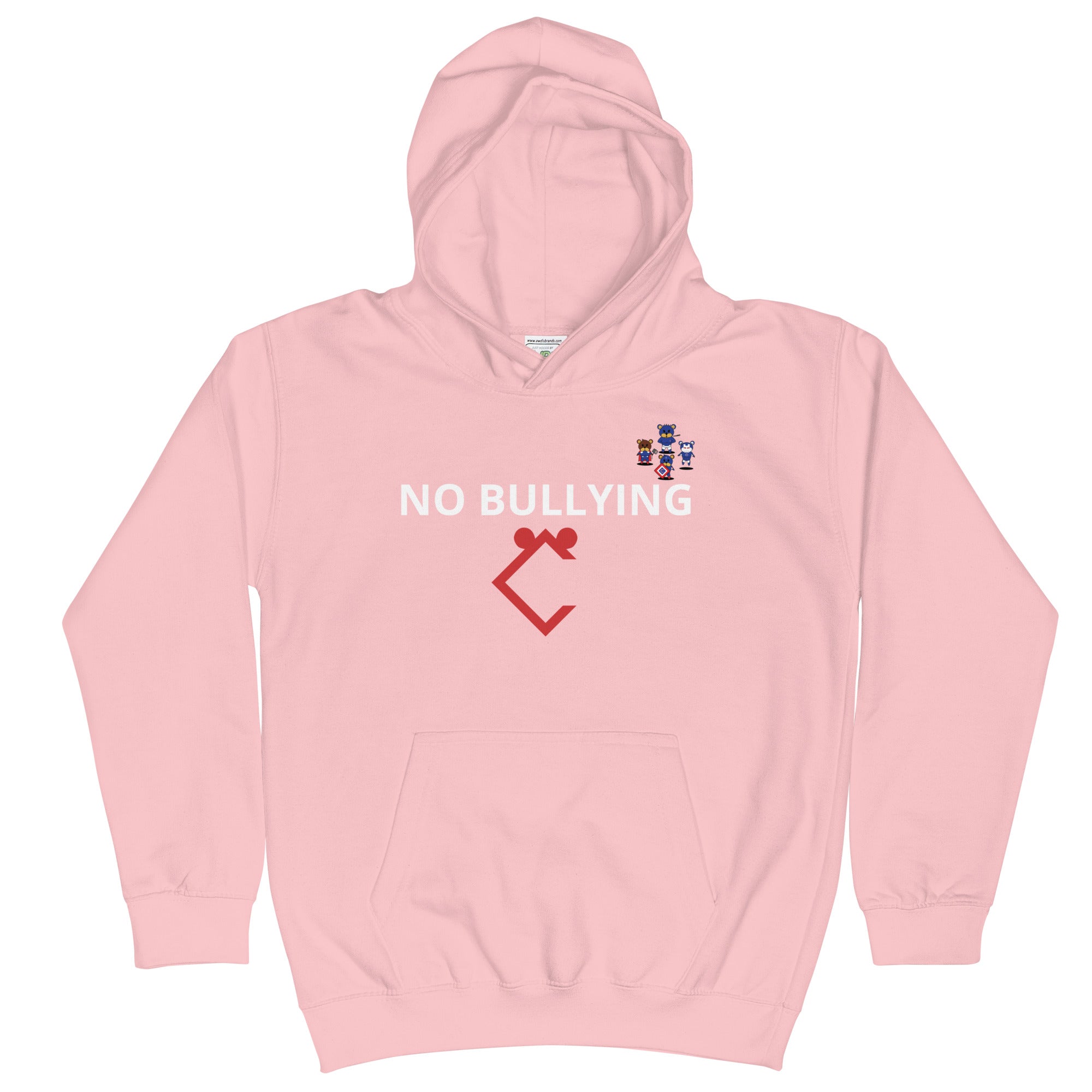 Very Durable Unisex "NO BULLYING" Print Hoodie