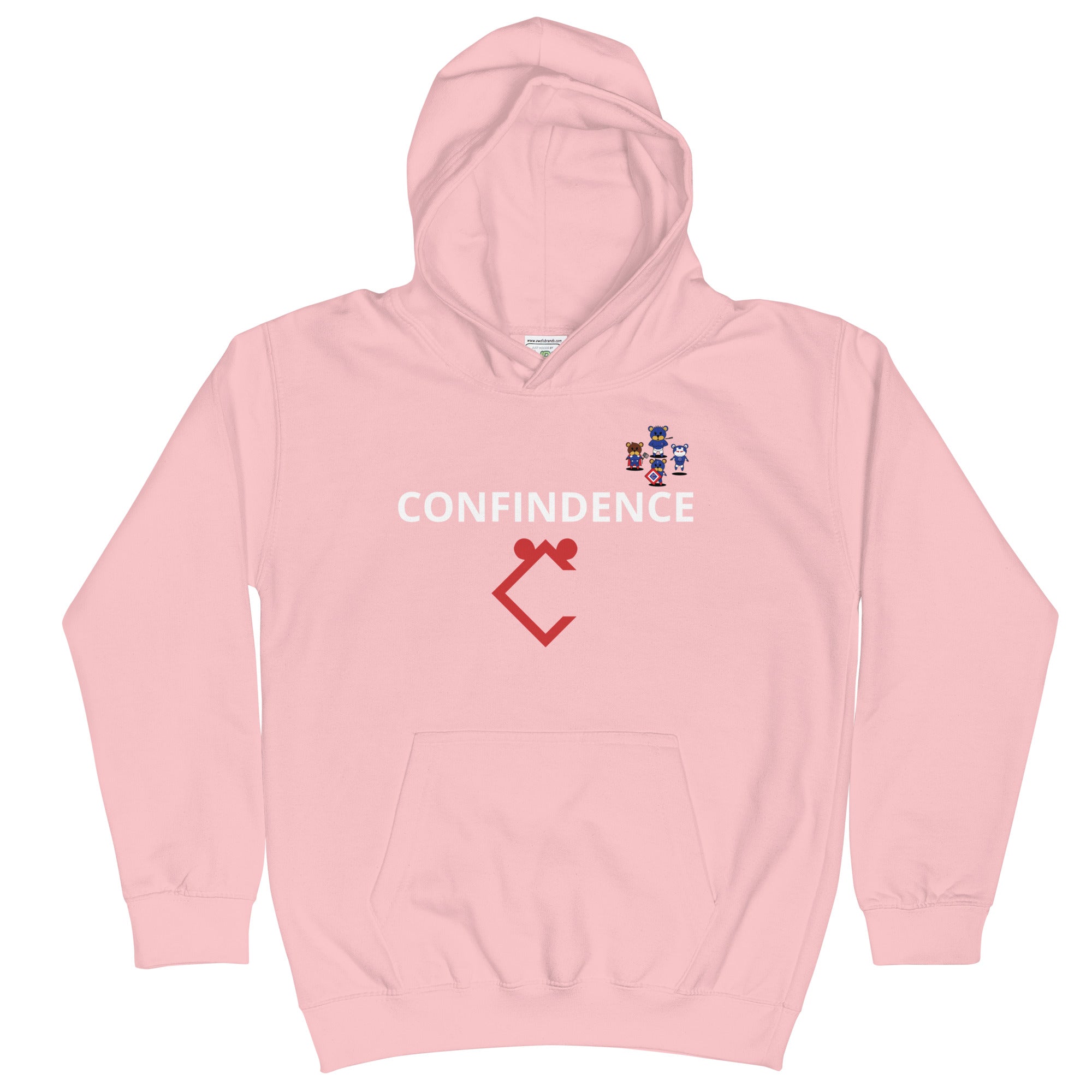 Very Durable Unisex "CONFIDENCE" Print Hoodie