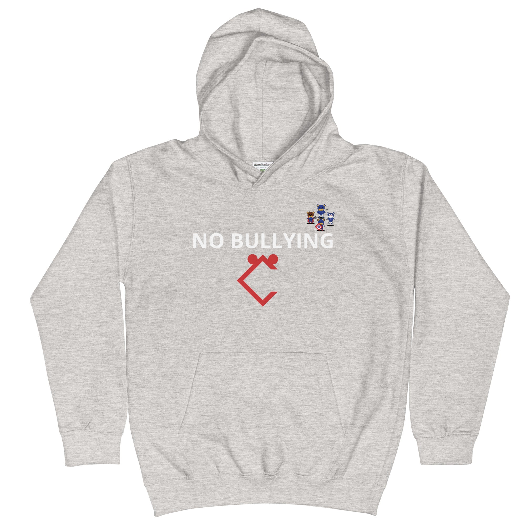 Very Durable Unisex "NO BULLYING" Print Hoodie