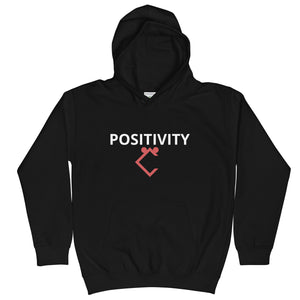 Very Durable Unisex "POSITIVITY" Print Hoodie... On Sale!