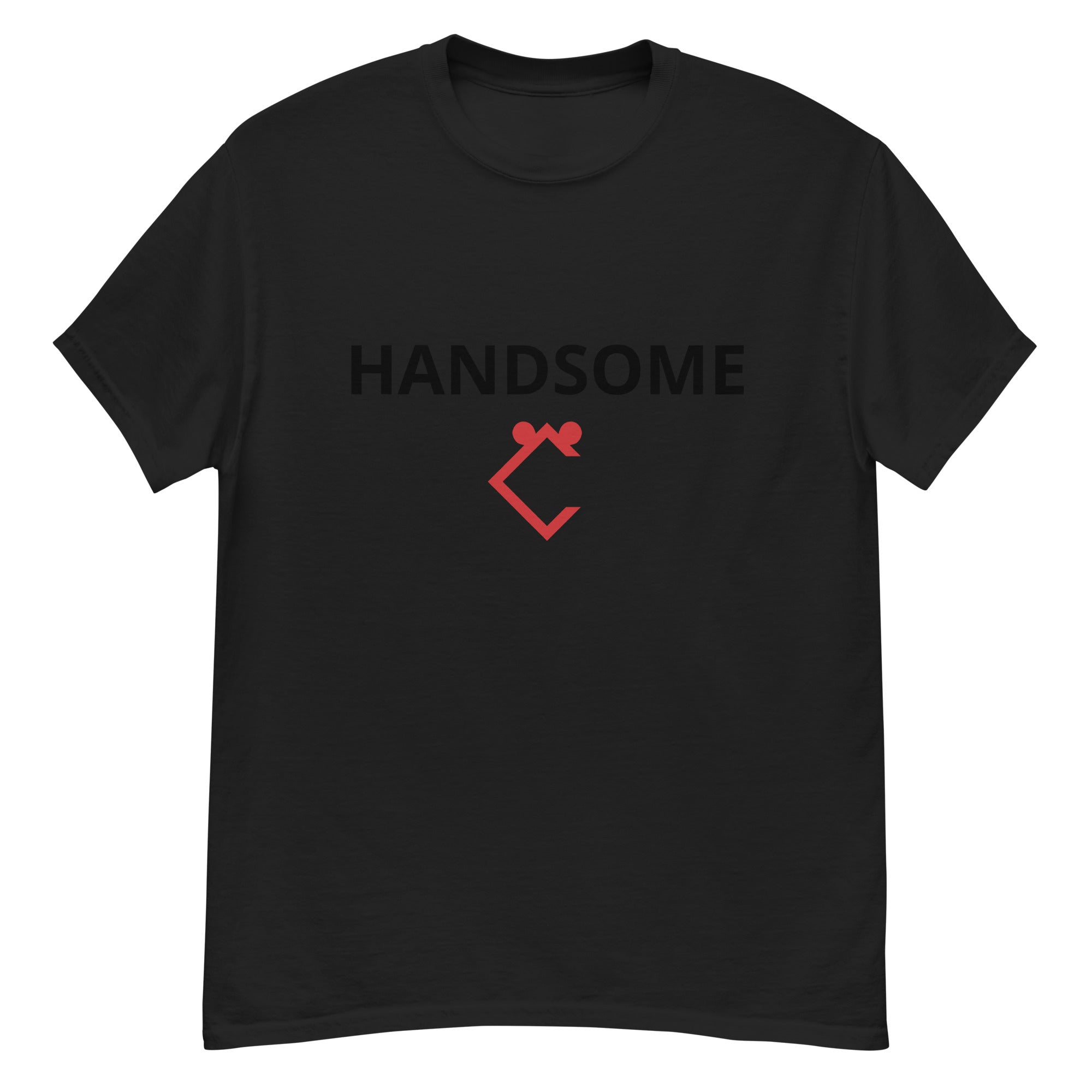 Very Durable Boy's "HANDSOME" Print T-Shirt