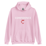 Very Durable "CONFIDENCE" Print Plus Size Hoodie