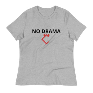 Very Durable "NO DRAMA" Print Relaxed T-Shirt