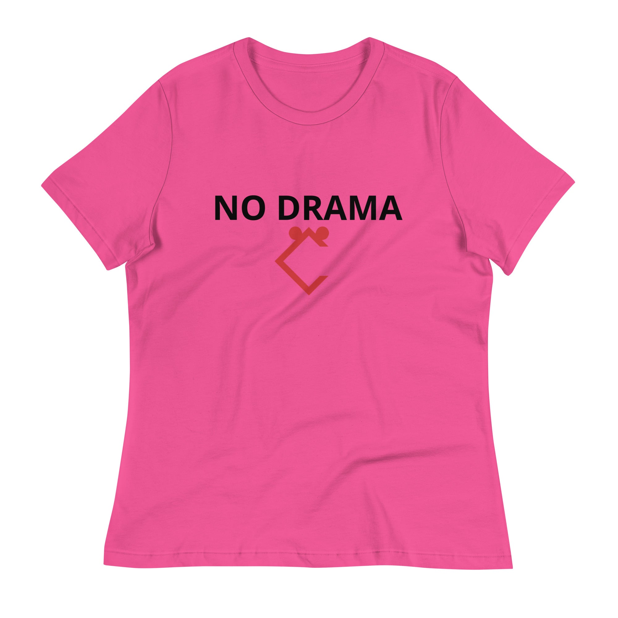 Very Durable "NO DRAMA" Print Relaxed T-Shirt