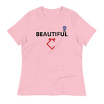 Very Durable Girl's "BEAUTIFUL" Print T-Shirt