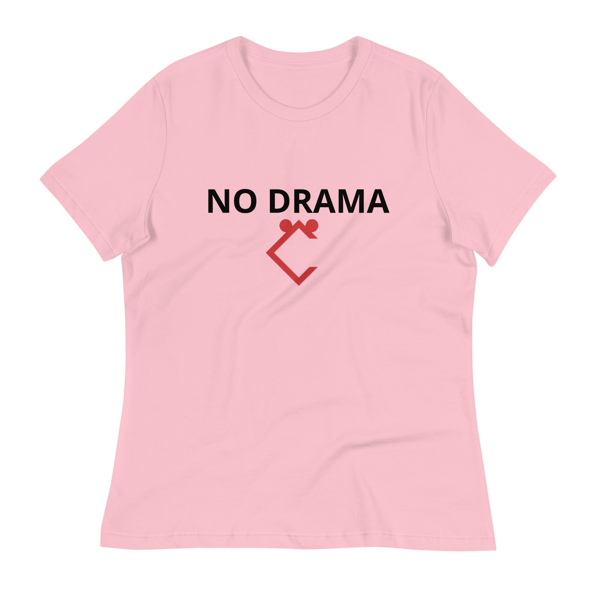 Very Durable "NO DRAMA" Print Relaxed T-Shirt