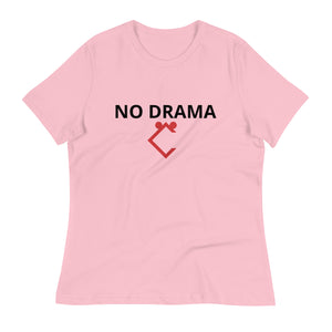 Very Durable "NO DRAMA" Print Relaxed T-Shirt