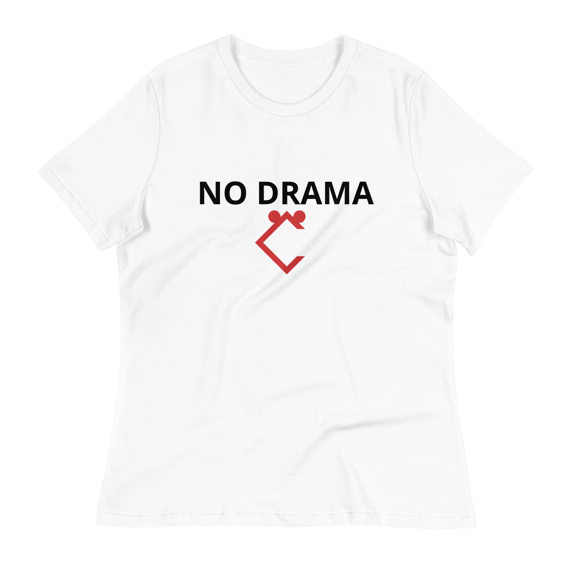 Very Durable "NO DRAMA" Print Relaxed T-Shirt