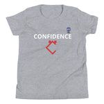 Very Durable Girl's "CONFIDENCE" Print T-Shirt