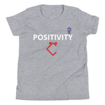 Very Durable Girl's "POSITIVITY" Print T-Shirt