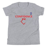 Very Durable Girl's "CONFINDENCE" Print T-Shirt