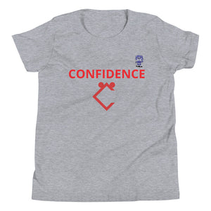 Very Durable Girl's "CONFINDENCE" Print T-Shirt