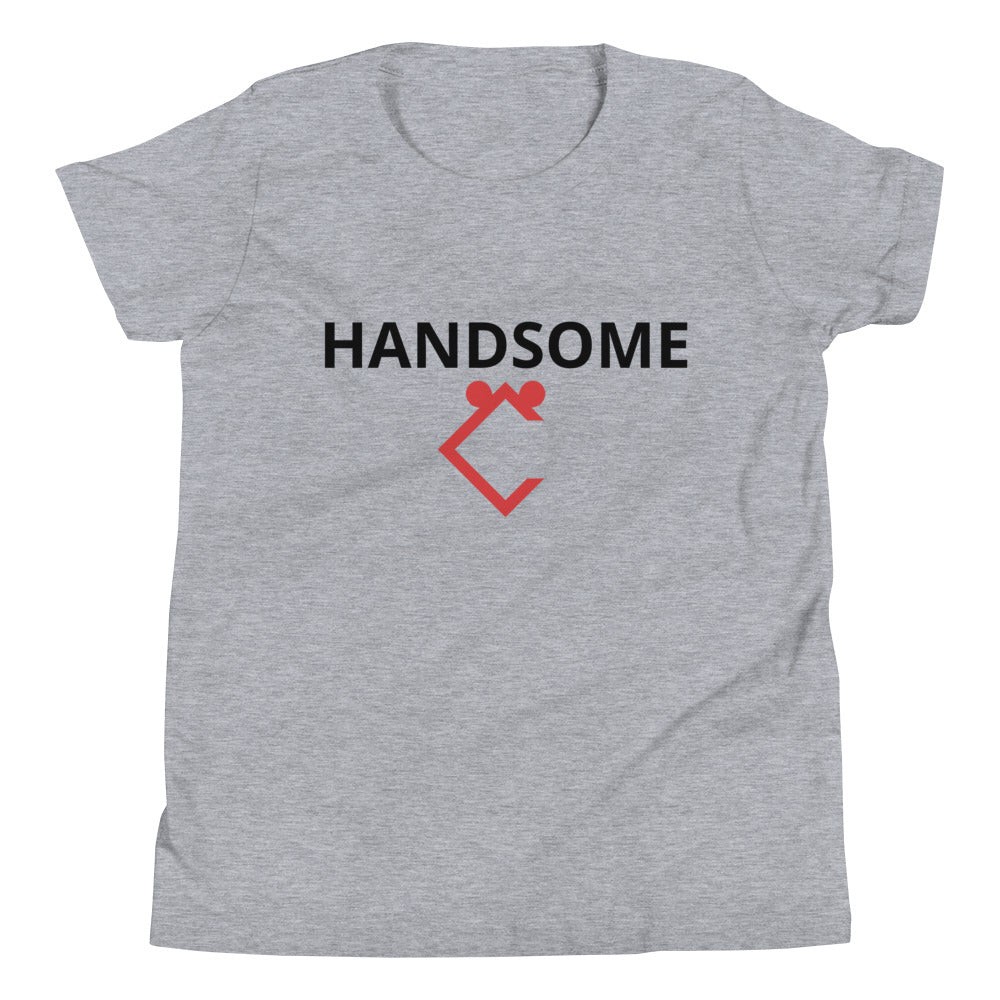 Very Durable Boy's "HANDSOME" Print T-Shirt