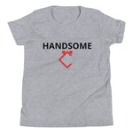 Very Durable Boy's "HANDSOME" Print T-Shirt