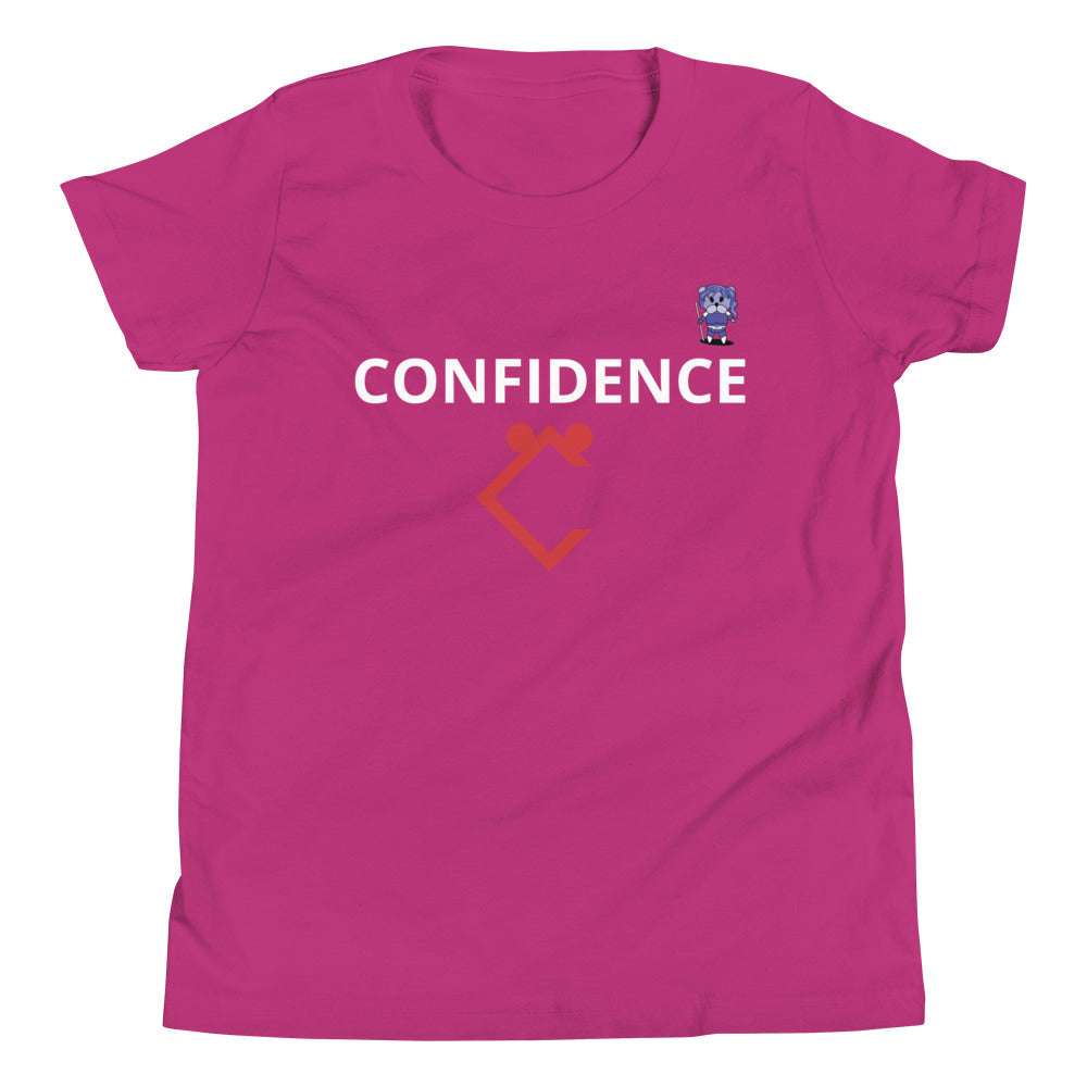 Very Durable Girl's "CONFIDENCE" Print T-Shirt