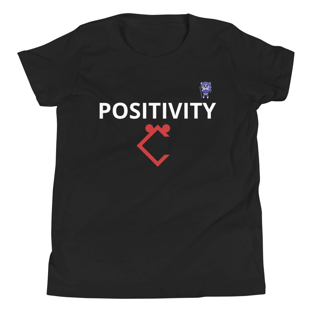 Very Durable Girl's "POSITIVITY" Print T-Shirt