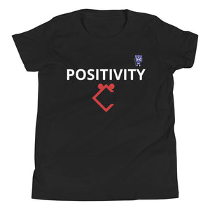 Very Durable Girl's "POSITIVITY" Print T-Shirt