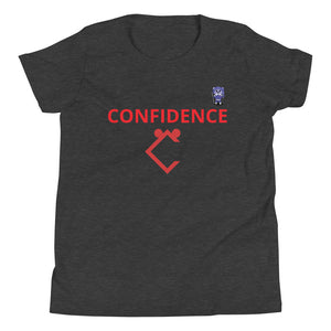 Very Durable Girl's "CONFINDENCE" Print T-Shirt