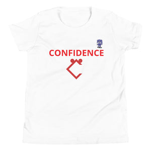 Very Durable Girl's "CONFINDENCE" Print T-Shirt