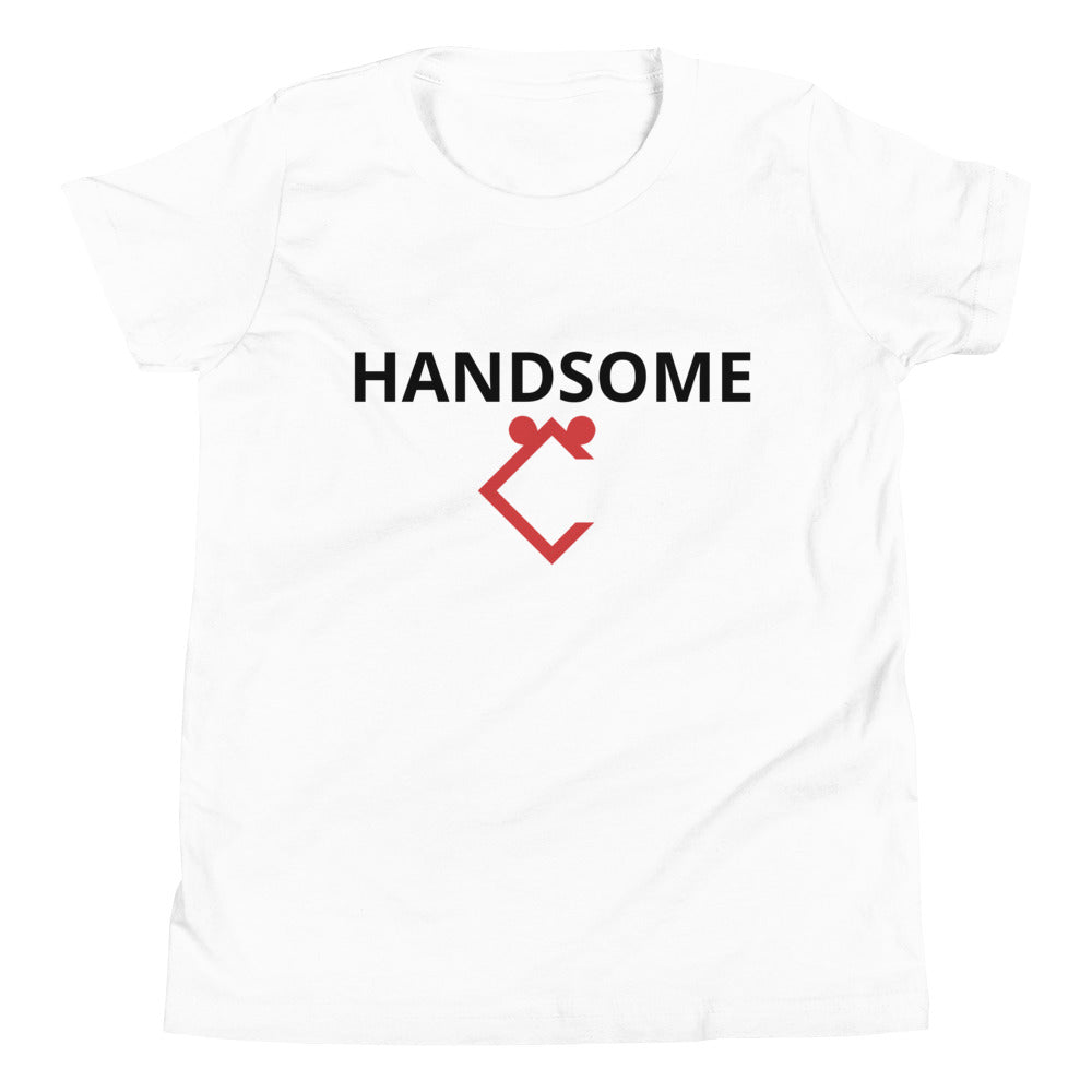 Very Durable Boy's "HANDSOME" Print T-Shirt