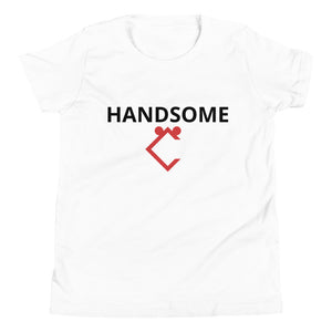 Very Durable Boy's "HANDSOME" Print T-Shirt