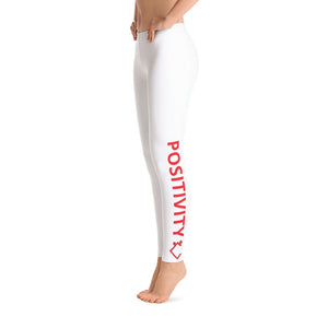 Very Durable "POSITIVITY" Print Leggings