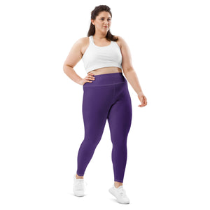 Very Durable "POSITIVITY" Print Plus Size Leggings