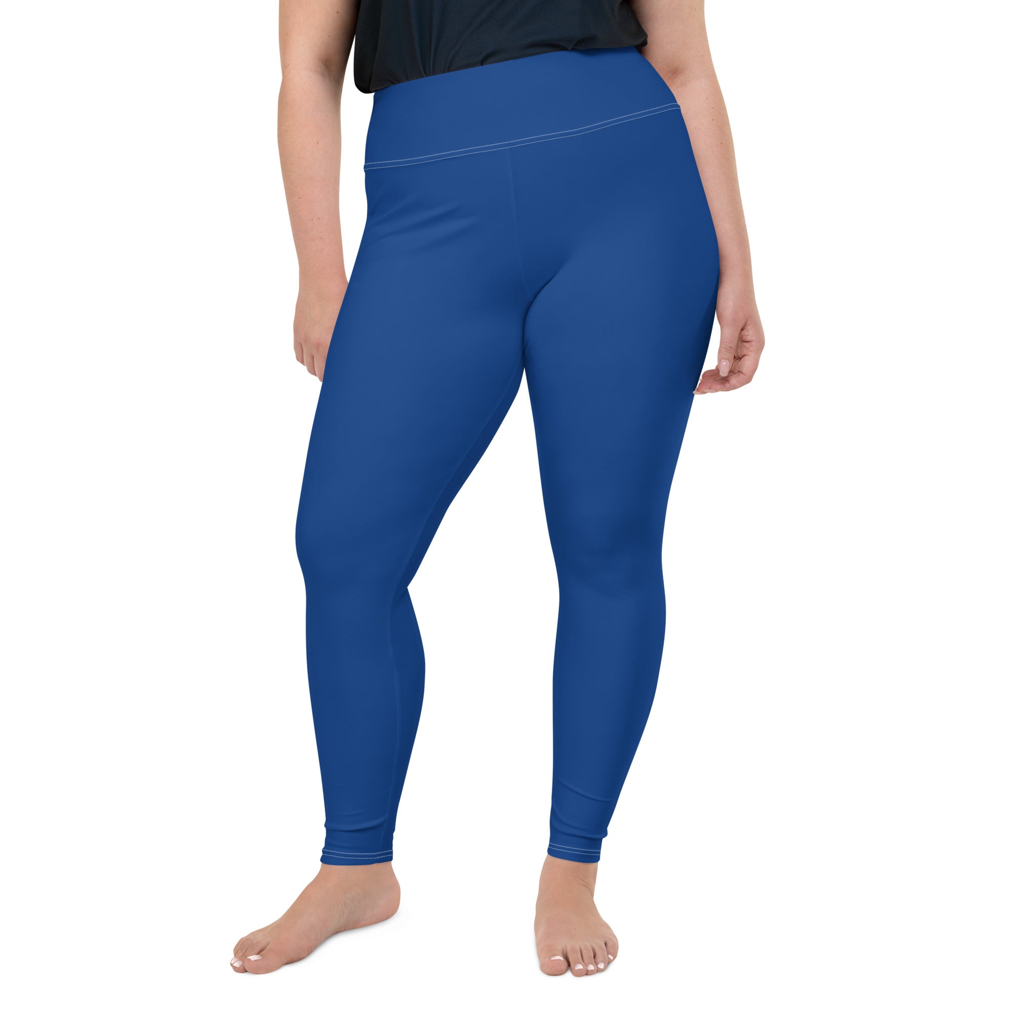 Very Durable "POSITIVITY" Print Plus Size Leggings