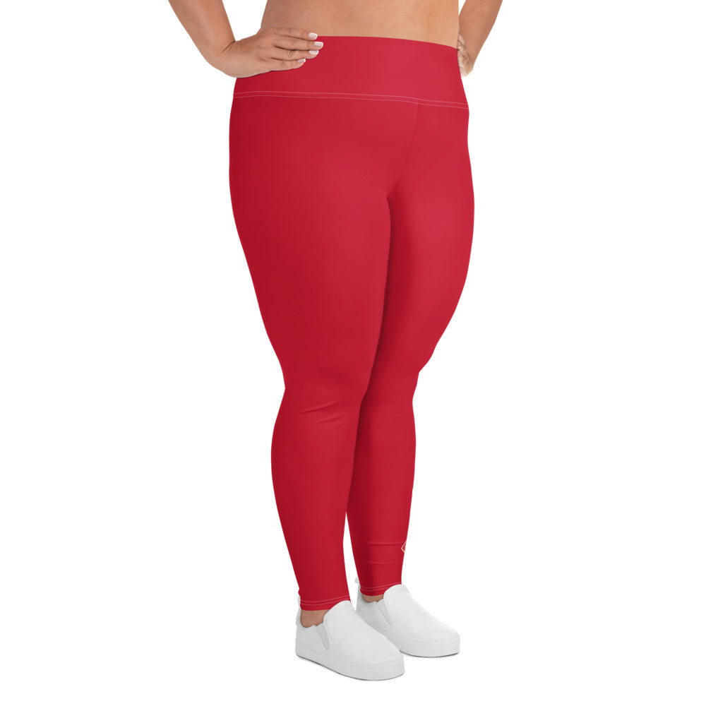 Very Durable "POSITIVITY" Print Plus Size Leggings