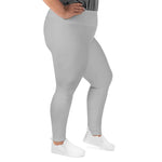 Very Durable "POSITIVITY" Print Plus Size Leggings