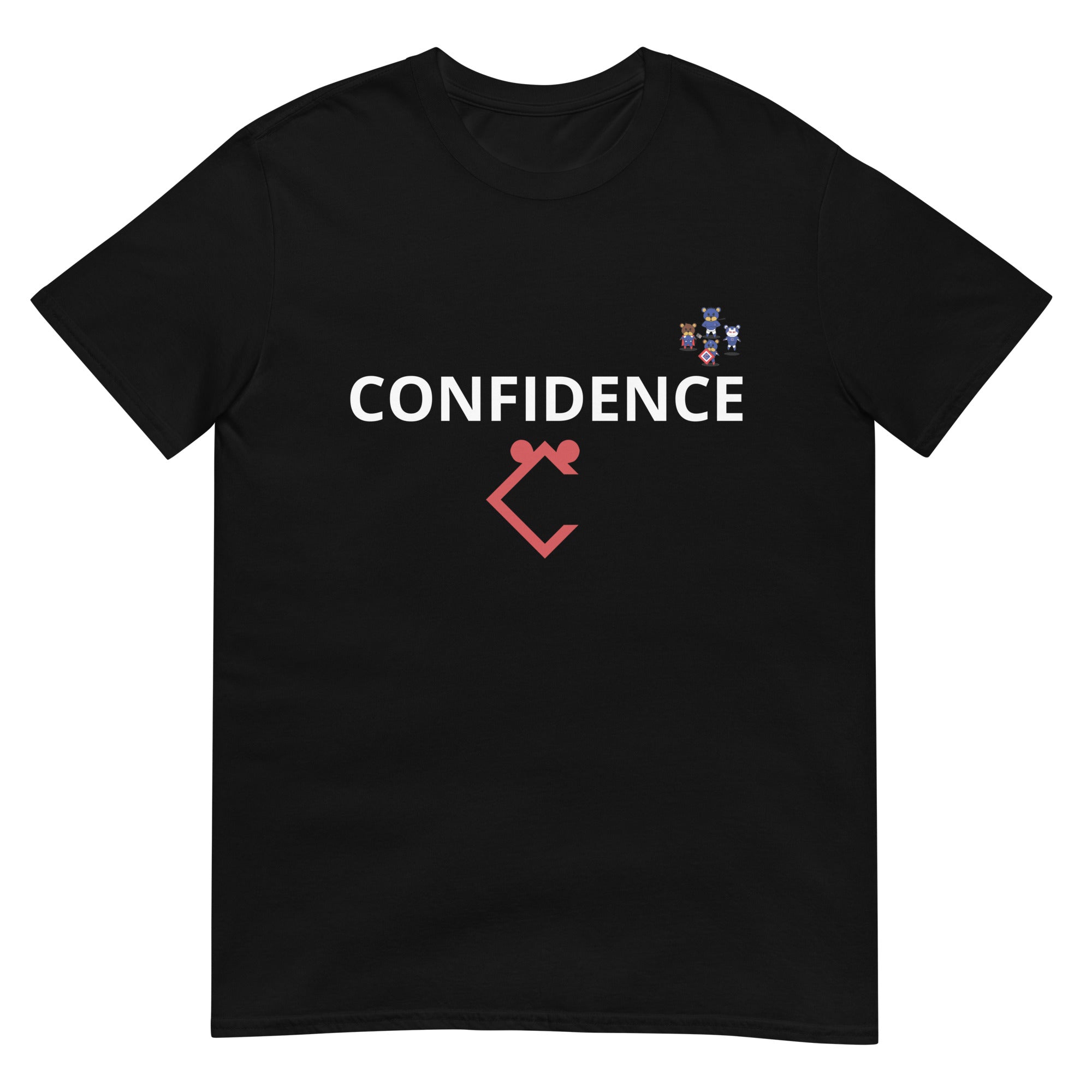 Very Durable "CONFIDENCE" Print T-Shirt