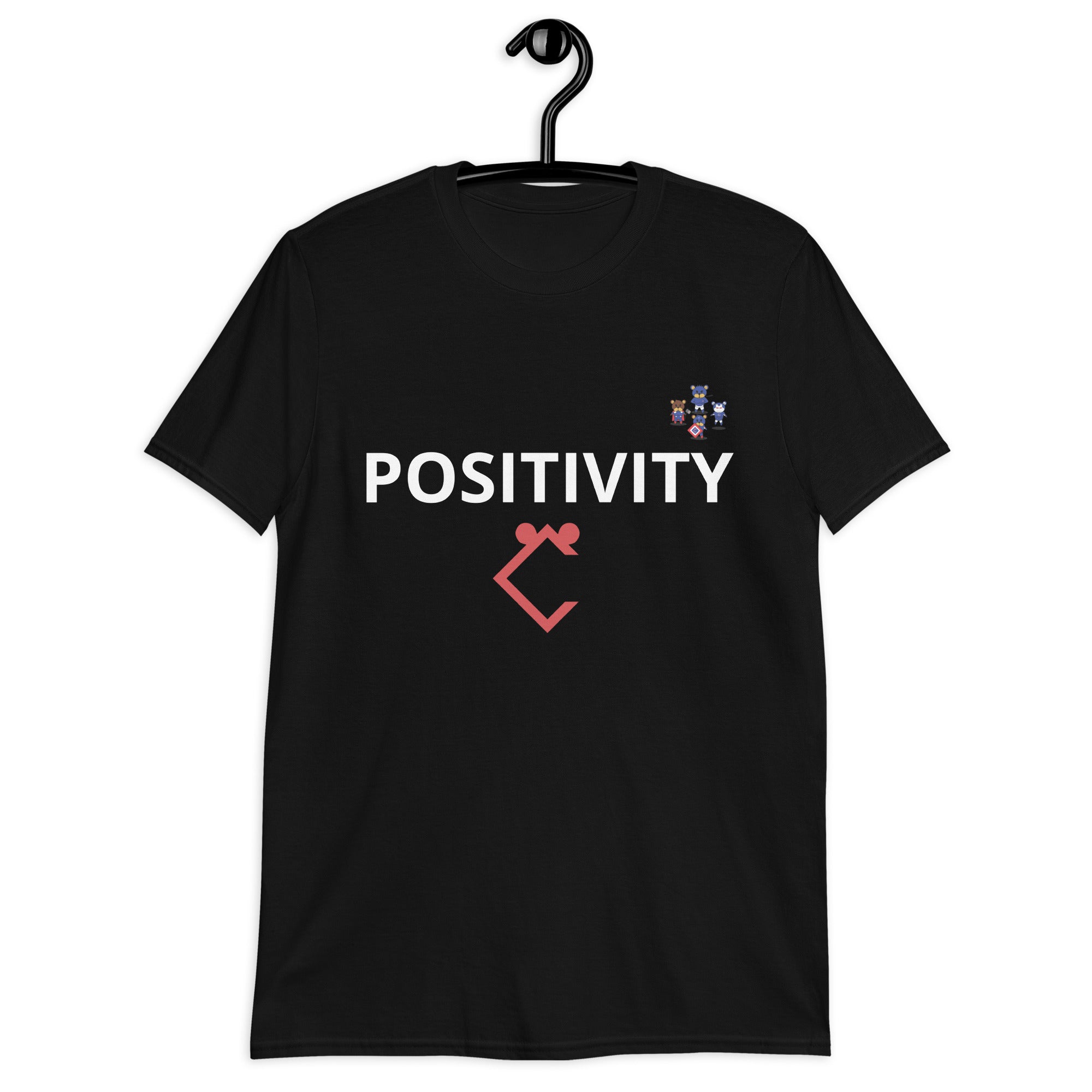 Very Durable "POSITIVITY" Print T-Shirt