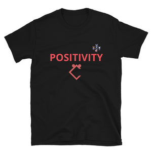 Very Durable "POSITIVITY" Print T-Shirt