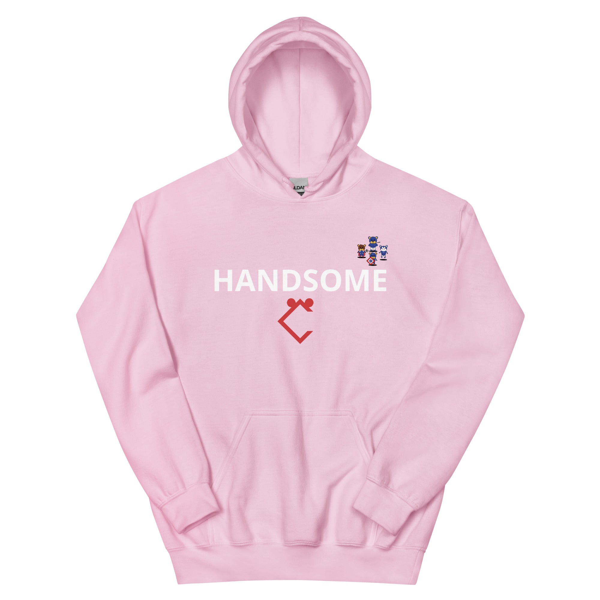 Very Durable "HANDSOME" Print Hoodie