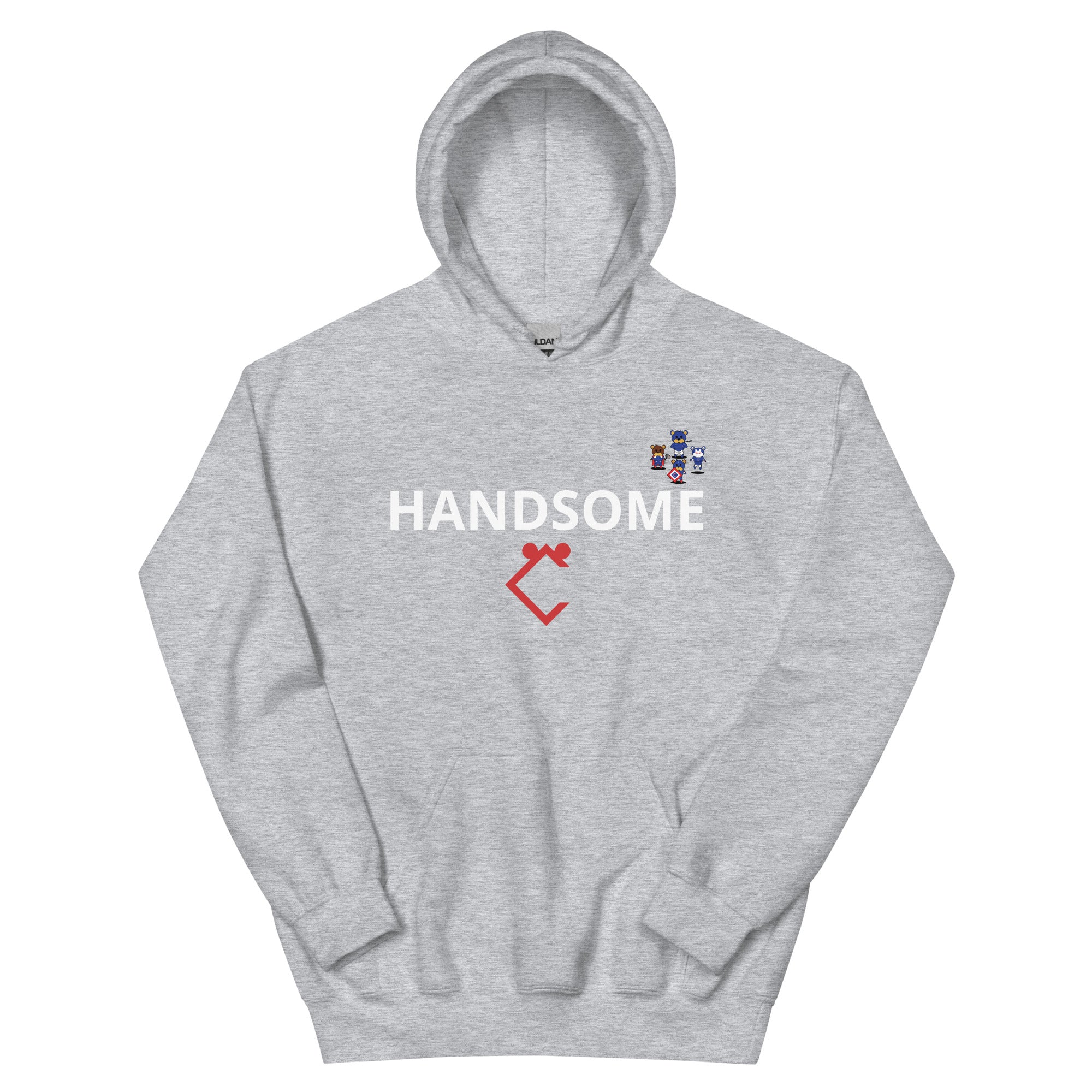 Very Durable "HANDSOME" Print Hoodie