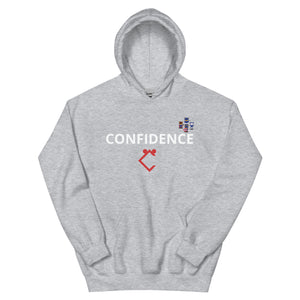 Very Durable "CONFIDENCE" Print  Hoodie