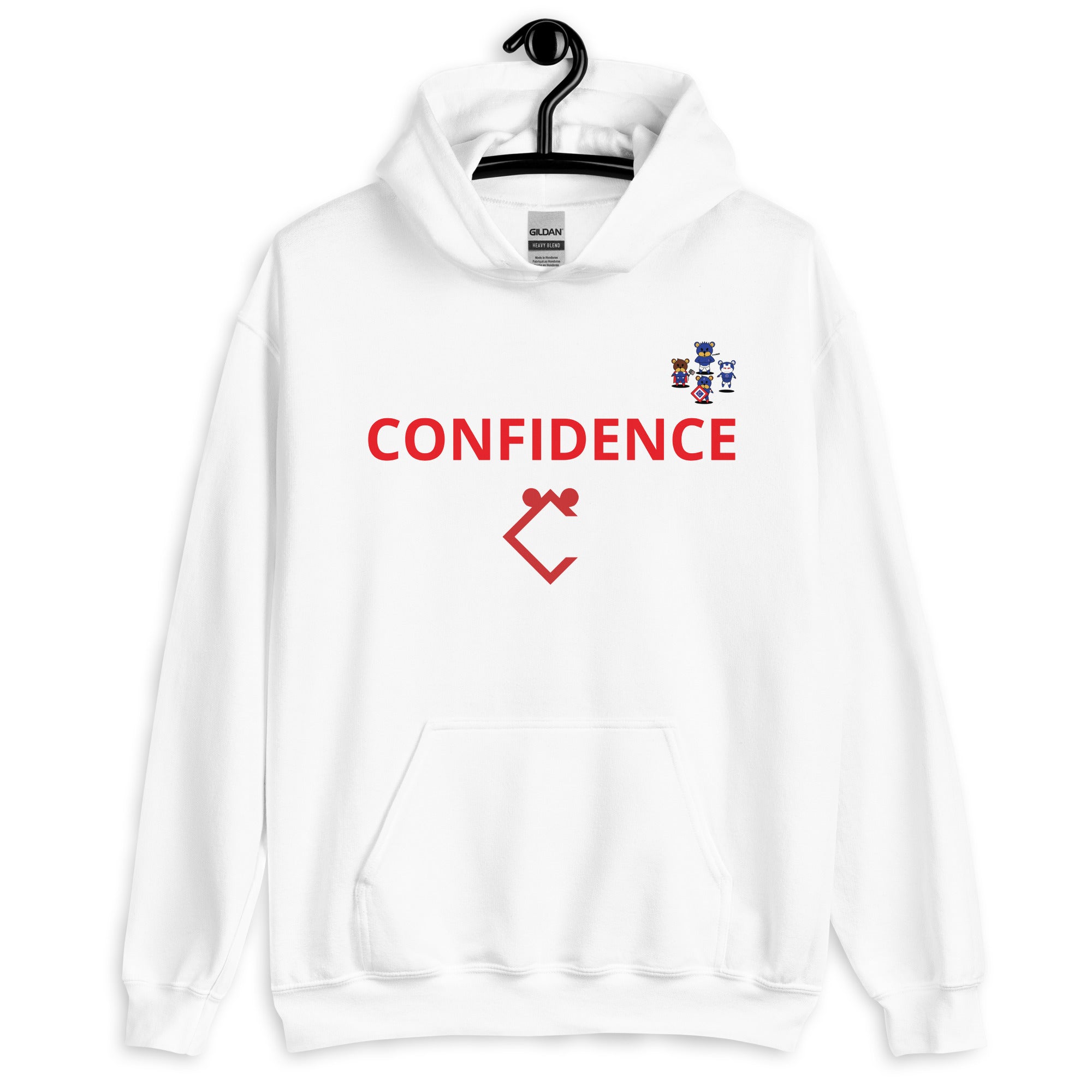 Very Durable "CONFIDENCE" Print Hoodie