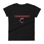 Very Durable "CONFIDENCE" Print T-Shirt