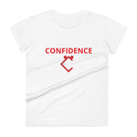 Very Durable "CONFIDENCE" Print T-Shirt