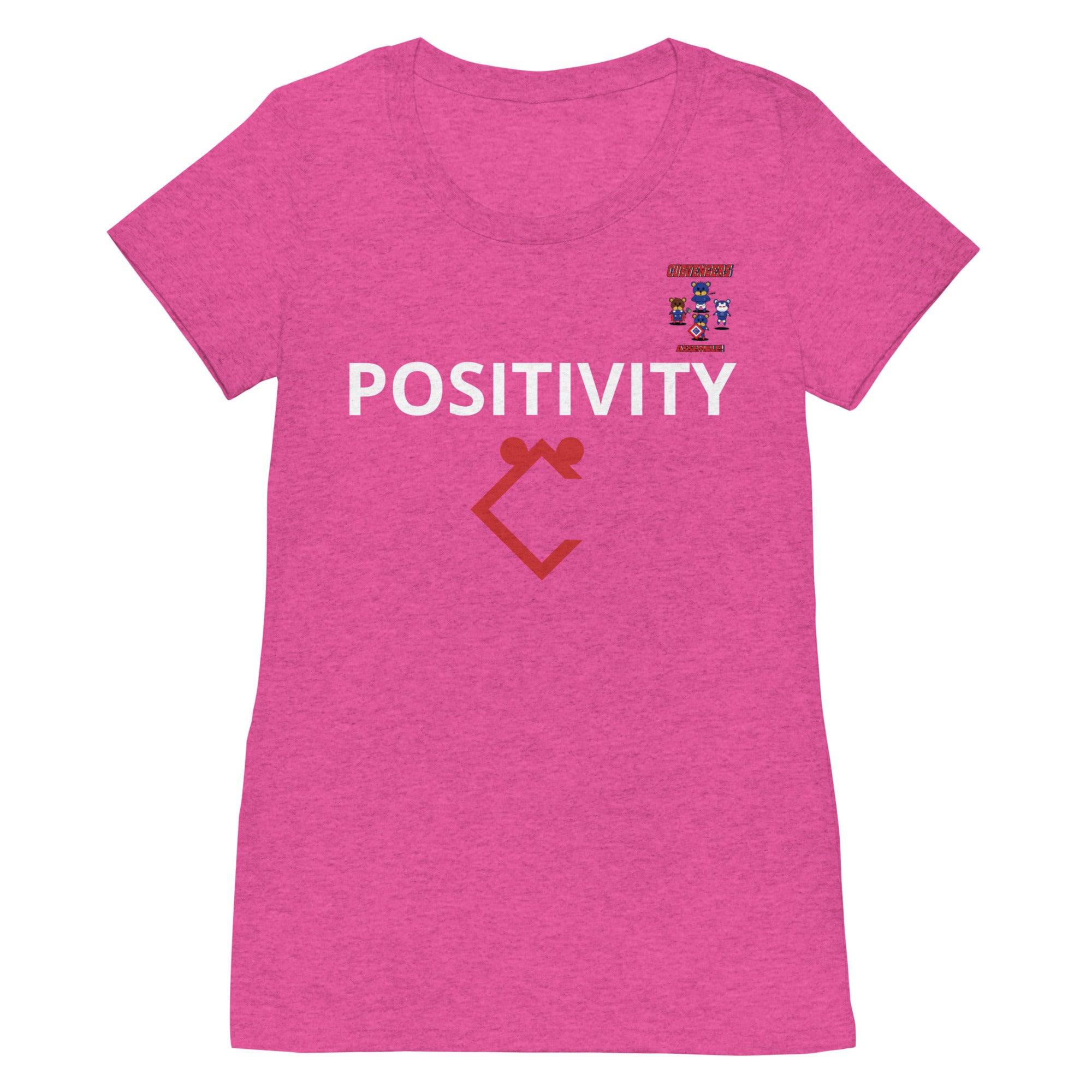 "POSITIVITY" Print T-Shirt