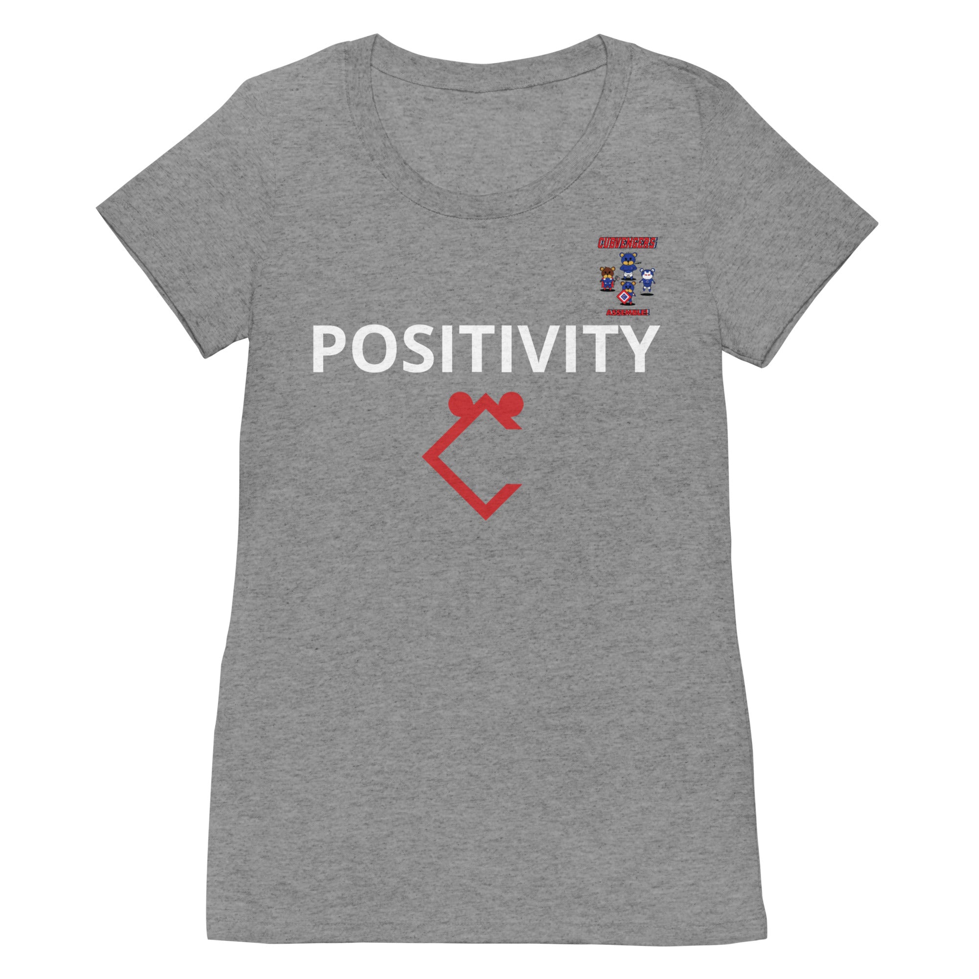 "POSITIVITY" Print T-Shirt