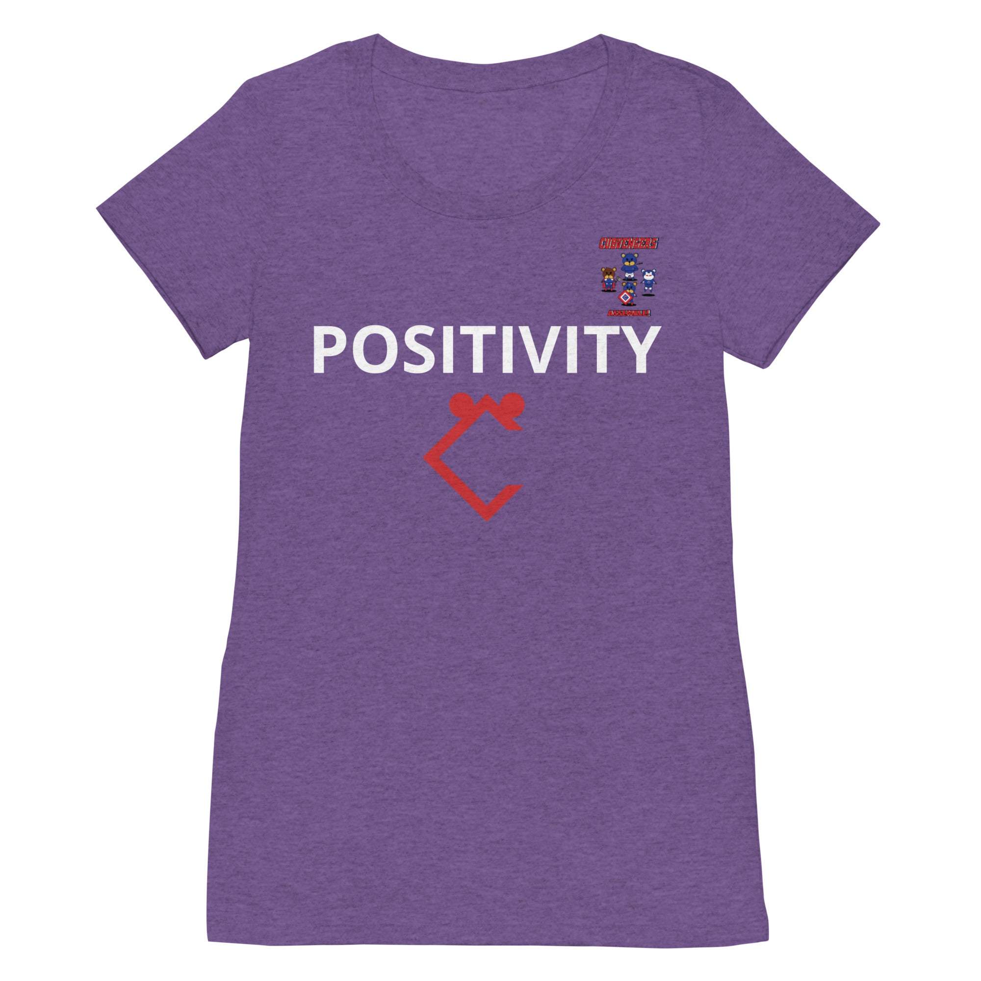 "POSITIVITY" Print T-Shirt