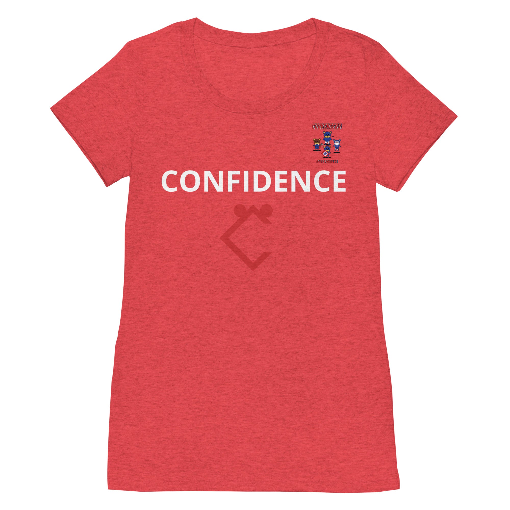 "CONFIDENCE" Print T-shirt