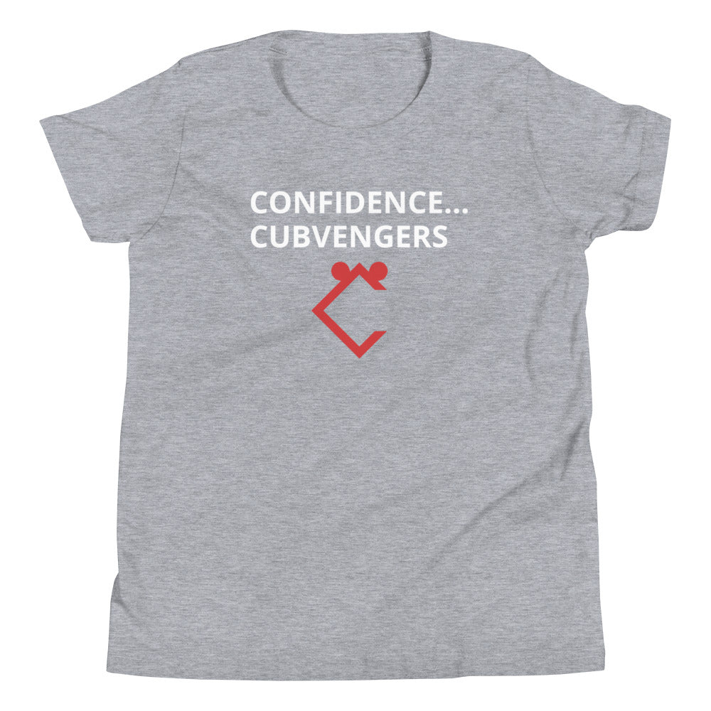 Very Durable Unisex "CONFIDENCE / CUBVENGERS" Print T-Shirt