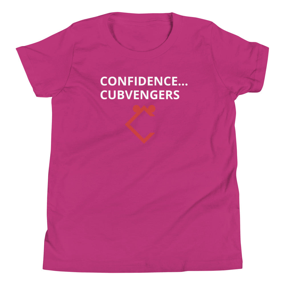 Very Durable Unisex "CONFIDENCE / CUBVENGERS" Print T-Shirt